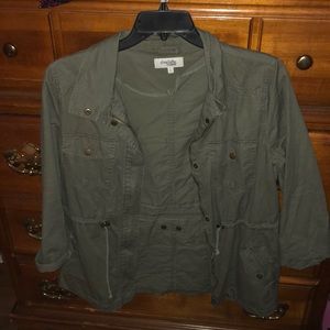 CHARLOTTE RUSSE GREEN JACKET!